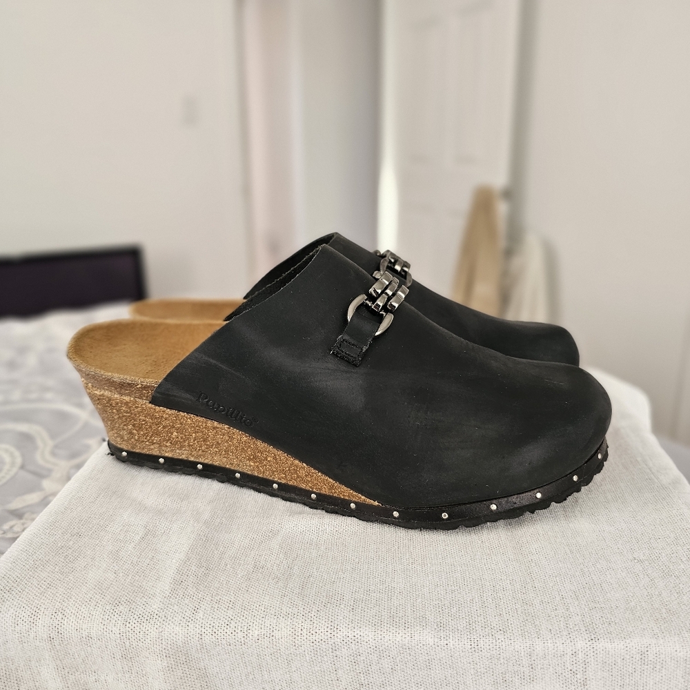 Birkenstock Papillio Platform Mule with Metallic Accents Women's Size 10 EU 41